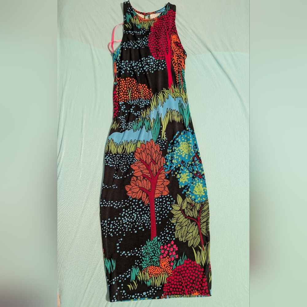 Tori Richard Multicolor Maxi Dress